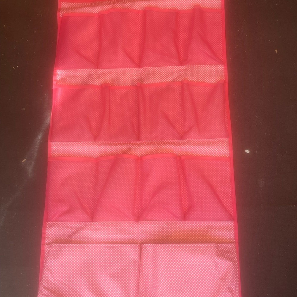 Pink Hanging Organizer